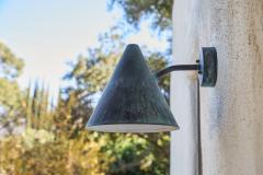  Hans Agne Jakobsson Hans Agne Jakobsson Tratten Darkly Patinated Outdoor Sconce - 4156098