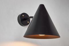  Hans Agne Jakobsson Hans Agne Jakobsson Tratten Outdoor Sconce in Black - 4156051