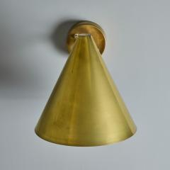  Hans Agne Jakobsson Hans Agne Jakobsson Tratten Raw Brass Outdoor Sconce - 4155750