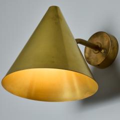  Hans Agne Jakobsson Hans Agne Jakobsson Tratten Raw Brass Outdoor Sconce - 4155752