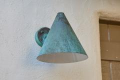  Hans Agne Jakobsson Hans Agne Jakobsson Tratten Verdigris Patinated Outdoor Sconce - 4156203