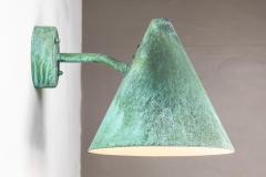  Hans Agne Jakobsson Hans Agne Jakobsson Tratten Verdigris Patinated Outdoor Sconce - 4156208