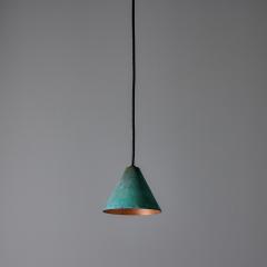  Hans Agne Jakobsson Hans Agne Jakobsson Verdigris Patinated Mini Tratten Outdoor Pendant - 4124209