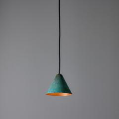  Hans Agne Jakobsson Hans Agne Jakobsson Verdigris Patinated Mini Tratten Outdoor Pendant - 4124210