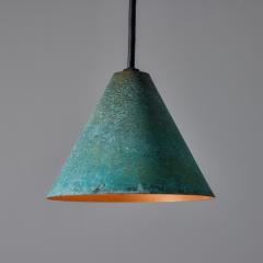  Hans Agne Jakobsson Hans Agne Jakobsson Verdigris Patinated Mini Tratten Outdoor Pendant - 4124212