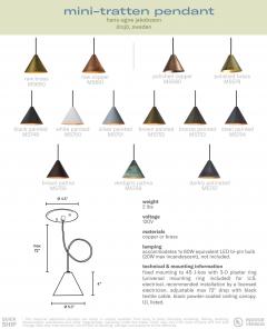  Hans Agne Jakobsson Hans Agne Jakobsson Verdigris Patinated Mini Tratten Outdoor Pendant - 4124215