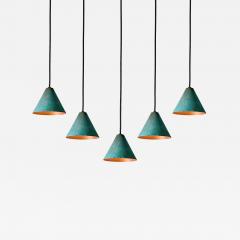  Hans Agne Jakobsson Hans Agne Jakobsson Verdigris Patinated Mini Tratten Outdoor Pendant - 4125223