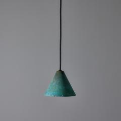  Hans Agne Jakobsson Hans Agne Jakobsson Verdigris Patinated Mini Tratten Pendant - 4135918