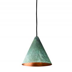  Hans Agne Jakobsson Hans Agne Jakobsson Verdigris Patinated Tratten Pendant - 4147533