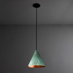  Hans Agne Jakobsson Hans Agne Jakobsson Verdigris Patinated Tratten Pendant - 4147534