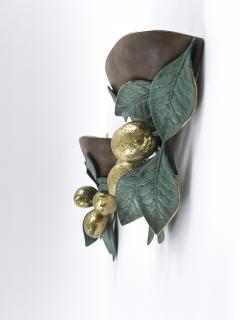  Hans M ller Set of Two Rare Amazing Mid Century Brass Lemon Sconces by Hans M ller 1970s - 4498794