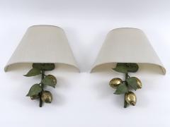  Hans M ller Set of Two Rare Large Mid Century Brass Lemon Sconces by Hans M ller 1970s - 4498773