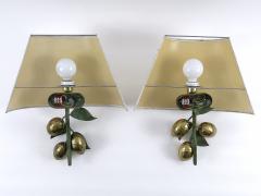  Hans M ller Set of Two Rare Large Mid Century Brass Lemon Sconces by Hans M ller 1970s - 4498783