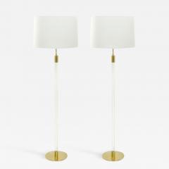  Hansen Lighting Co Glass Rod Floor Lamps by Hansen Lighting Co New York 1970s - 2197445