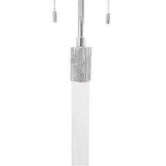 Hansen Lighting Co Hansen Pair Of Floor Lamps in Chrome with Lucite Rods 1960s Signed  - 3045421