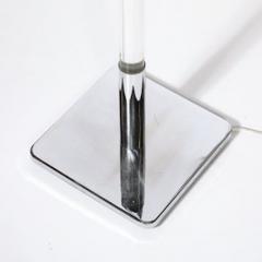  Hansen Lighting Co Mid Century Modernist Floor Lamp in Lucite Polished Nickel by Hansen - 4489824