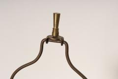  Hansen Lighting Co Vintage Verdigris Bronze Columnar Table Lamp by Stewart Ross James for Hansen - 4579568