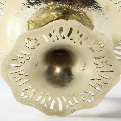  Hardy Hayes Aesthetic Movement Sterling Silver Gold Washed Taza signed Hardy Hayes Co  - 4623040