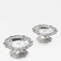  Hardy Hayes Pair of Aesthetic Movement Sterling Silver Tazas signed Hardy Hayes Co  - 4623451