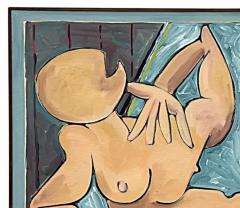  Harley Francis Vintage Harley Francis Abstract Nude Oil Painting Gay Interest - 3574468