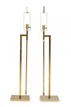  Harold Barr Richard Weiss Pair of Harold Weiss and Richard Barr for Laurel Lamp Company Modernist Adjusta - 4273783