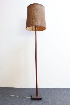  Harpswell House Vintage Slate and Teakwood Studio Craft Floor Lamp by Harspwell House - 4380739