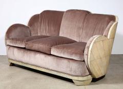  Harry Lou Epstein Furniture Co An English Art Deco Cloud Shagreen Settee by Harry Lou Epstein Furniture - 4483428