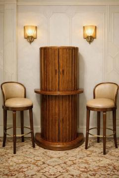  Harry Lou Epstein Furniture Co Art Deco Burr Walnut Cocktail Cabinet by Harry and Lou Epstein England - 4510039
