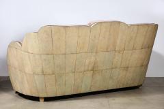  Harry Lou Epstein Furniture Co Art Deco Cloud Form Shagreen Stingray Sofa - 3011290