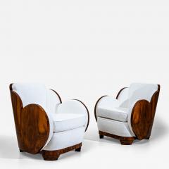  Harry Lou Epstein Furniture Co Pair of Cloud Lounge Chairs by Harry and Lou Epstein United Kingdom 1920s - 4538161