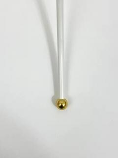  Haus Garten Josef Frank x J T Kalmar Haus Garten White Tripod Brass Floor Lamp 2057 - 4055335