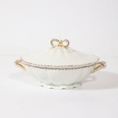  Haviland Co Antique Haviland for Limoges Porcelain Dinner Set for 24 Floral Spray Pattern - 4745580