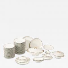  Haviland Co Antique Haviland for Limoges Porcelain Dinner Set for 24 Floral Spray Pattern - 4746402