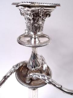  Hawksworth Pair of English Victorian Neoclassical 4 Light Candelabra 1882 - 4097566