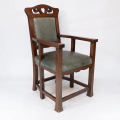  Heal s Heals Heal Son Ltd Heal Son attributed An Arts Crafts Six legged Oak Armchair - 4183216