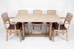  Heal s Heals Heal Son Ltd Heals Limed Oak Tilden Dining Table with Eight matching Chairs matching Mirror - 4183254
