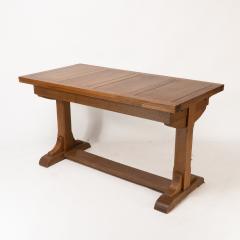  Heal s Heals Heal Son Ltd Heals Son An Arts Crafts Narrow Oak Extending Dining Table - 4183222