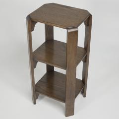  Heal s Heals Heal Son Ltd Heals of London attributed A late oak three tier book table or wotnot - 4183259