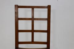  Heal s Heals Heal Son Ltd Heals of London attributed An Arts Crafts Oak Lattice Back Side Chair - 4191825
