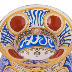  Heckert Glass Fritz Heckert F Heckert Orientalist Enamelled Glass Mosque Lamp - 4594662