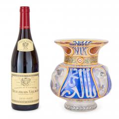  Heckert Glass Fritz Heckert F Heckert Orientalist Enamelled Glass Mosque Lamp - 4594664