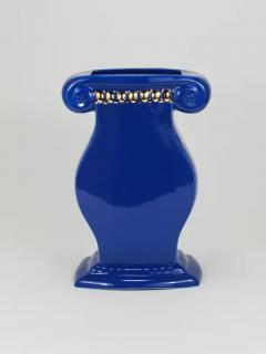  Heide Warlamis Heide Warlamis Postmodern Memphis Design Large Vase Vienna Collection 1980s - 4068358