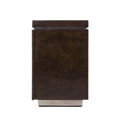  Helikon Milo Baughman Style Helikon Mid Century Burlwood Office Credenza - 4006109