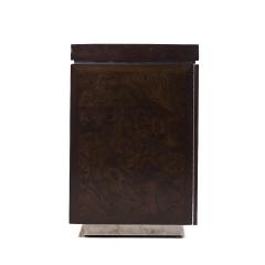 Helikon Milo Baughman Style Helikon Mid Century Burlwood Office Credenza - 4006110