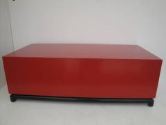  Henredon Furniture Asian Style Red Lacquered Coffee Table - 904849