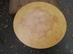  Henredon Furniture Fabulous Henredon Burl Olivewood Scene Two Round Drum End Table Modern - 1402661