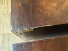  Henredon Furniture Handsome Pair Henredon Campaign style Night Stand Chests Mid Century - 4637471