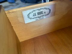  Henredon Furniture Handsome Pair Henredon Campaign style Night Stand Chests Mid Century - 4637495