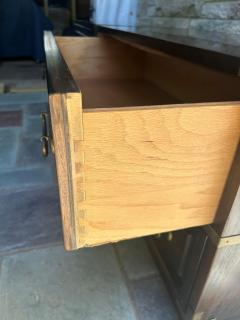  Henredon Furniture Handsome Pair Henredon Campaign style Night Stand Chests Mid Century - 4637510