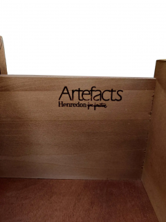  Henredon Furniture Henredon Artefacts Pair Campaign Style Hollywood Regency Endtables Nightstands - 2673645